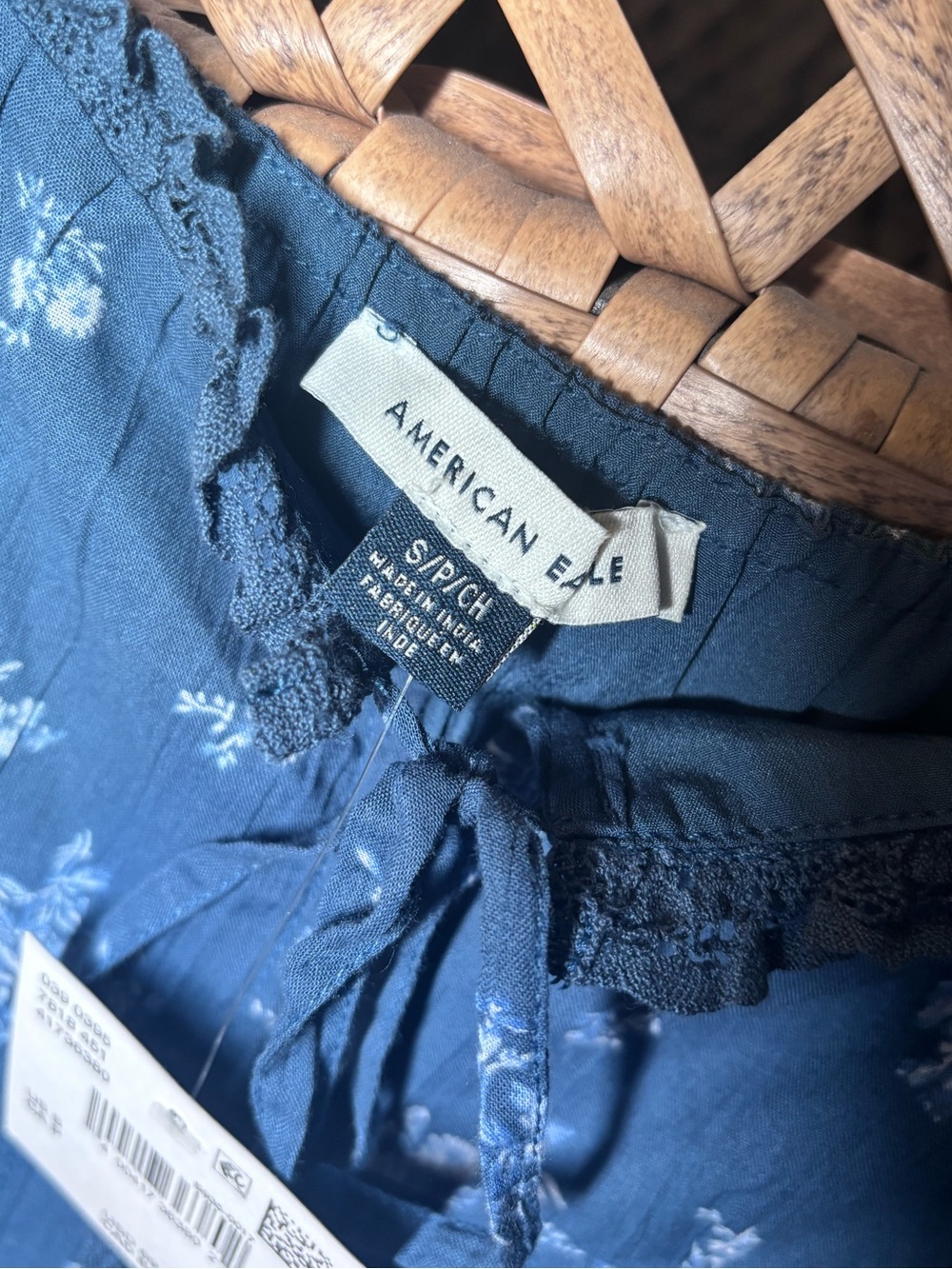 AE American Eagle Corset Floral Midi Dress Size S NEW